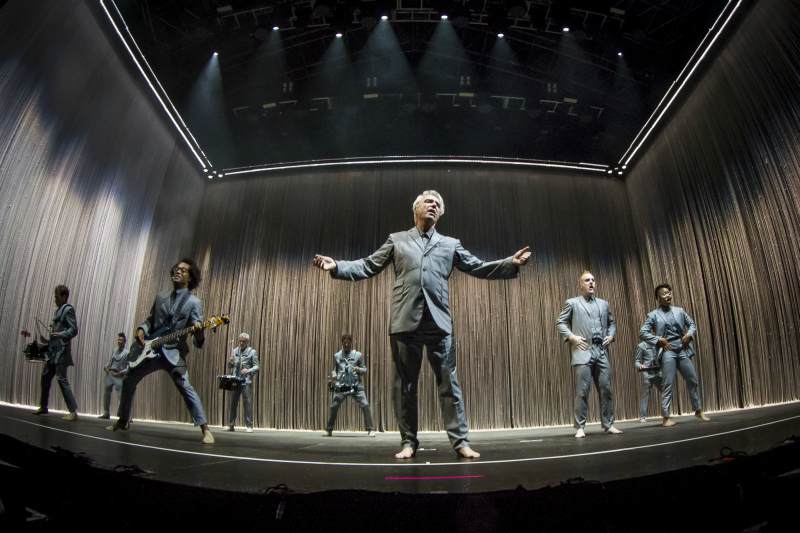 David Byrne durante su concierto. / Tom Hagen
